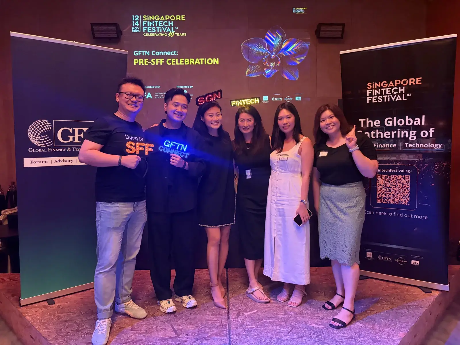 EurekaMind team at Singapore FinTech Festival
